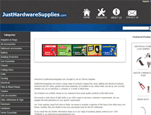 Tablet Screenshot of justhardwaresupplies.com